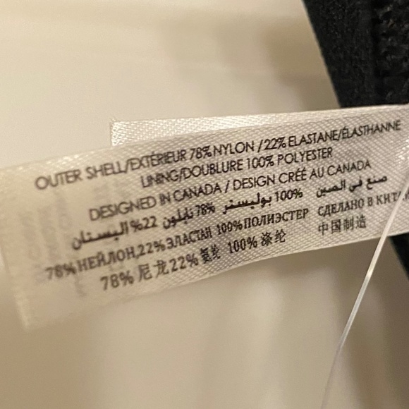 La Vie en Rose BLACK RIB Recycled Fibers D Cup Bralette Bikini Top - Picture 9 of 10